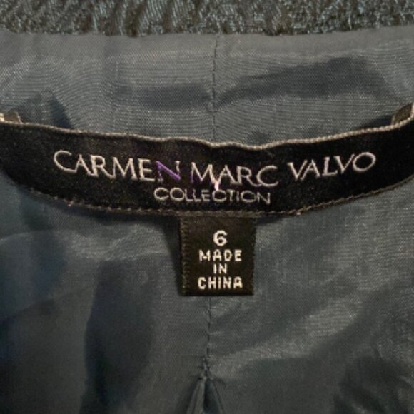 Carmen Marc Valvo Evening Beaded Jacket 6 - Picture 3 of 4